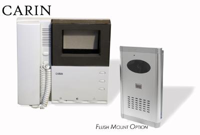 Carin Black & White Video Intercom System (CBWI) - Carin Black & White Video Intercom System (CWBI) Stainless/Flushmount