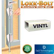 Gate CraftersLock Bolt  Drop Rod for Vinyl (LB124BXWT-KSA)