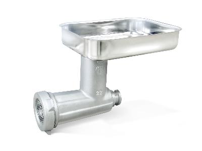 <b>TC32 Meat Grinder Attachment - Cast Iron</b> - 6mm Stainless Steel Plate