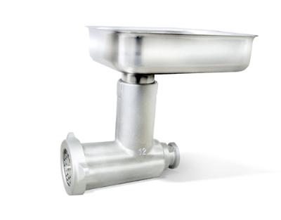 <b>TC12 Meat Grinder Attachment - Cast Iron</b> - 8mm Stainless Steel Plate