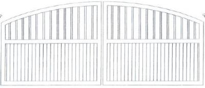 South Hampton Spindles w/ V-Joint - 10' South Hampton Spindles w/ V-Joint Base