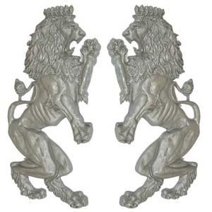 Decorative Aluminum Brittanic Lions 