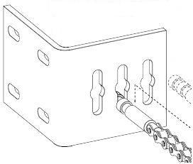 (R4630) - Chain Bracket Kit DC Sliders