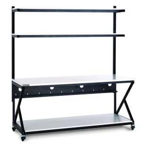 72" Performance Work Bench with Full Bottom Shelf by Kendall Howard (5000-3-200-72)