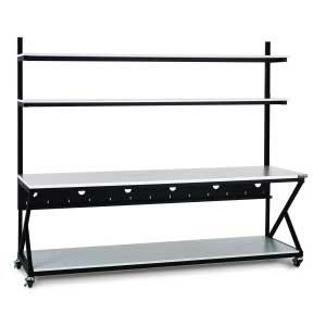 96" Performance Work Bench with Full Bottom Shelf by Kendall Howard (5000-3-200-96)