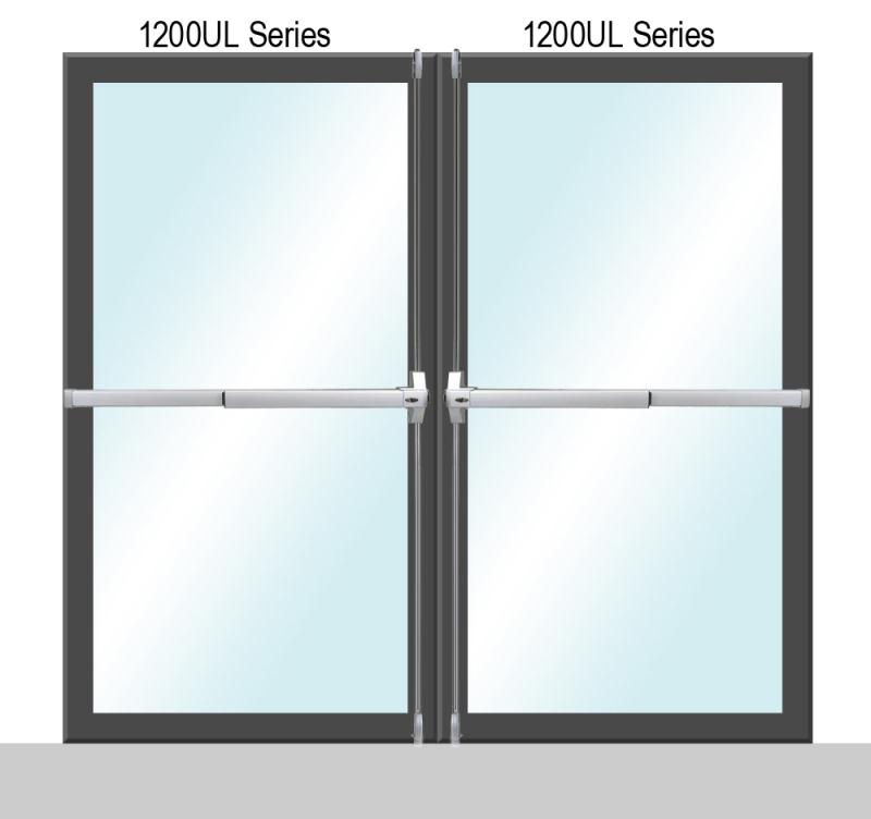 Sentry Safety 1200UL Key Alike Series Panic Exit Dual Door Application - P (Painted)