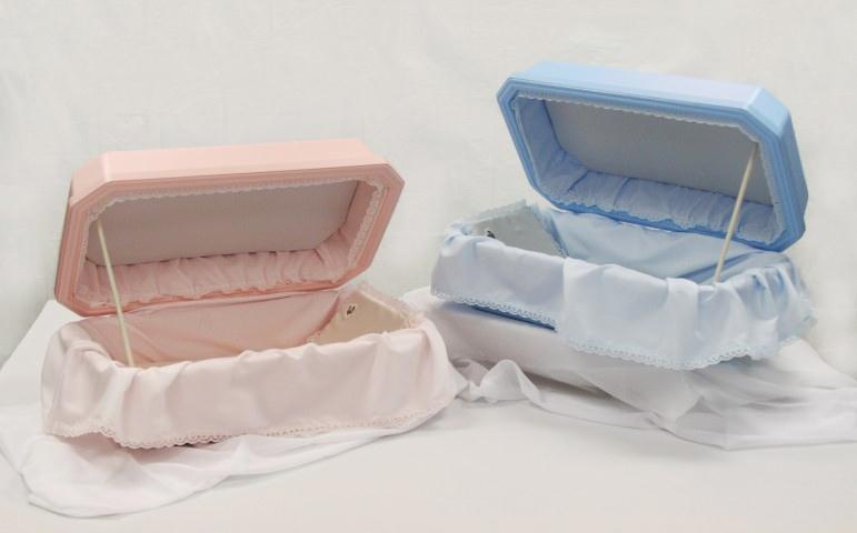 #24 VIPC Deluxe Style - Double Wall Pet Casket Hoegh - Pastel Pink