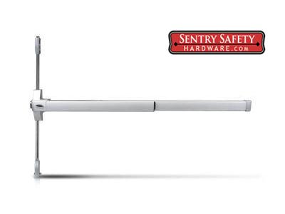 Sentry Safety 1200UL Series Keyed Alike Panic Bar For Double Doors by Sentry Safety - P (Painted) 