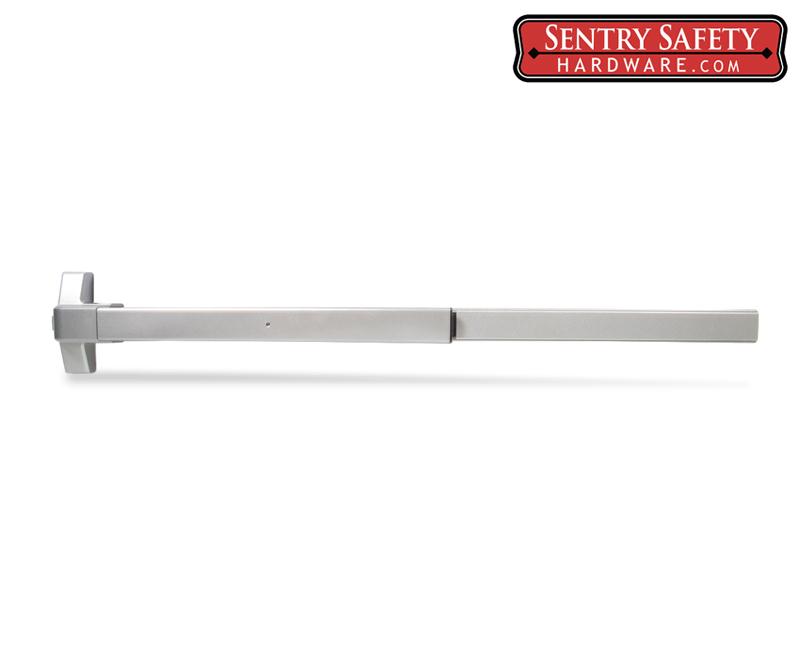 Sentry Safety 1000UL Series UL Listed Single Point Side Latch Rim Surface Mount Panic Exit Bar - P (Painted)