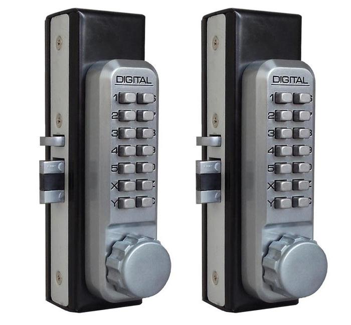 2930DC LockeyUSA Dual Combination Adams Rite Style Latch Lock