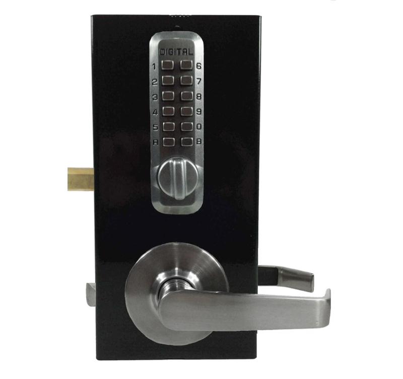 LockeyUSA GB210DC-Plus Gate Lock Kit - Steel Box with Knob Handle