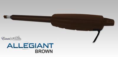 Allegiant Gate Opener Custom Powder Coating Options - Brown