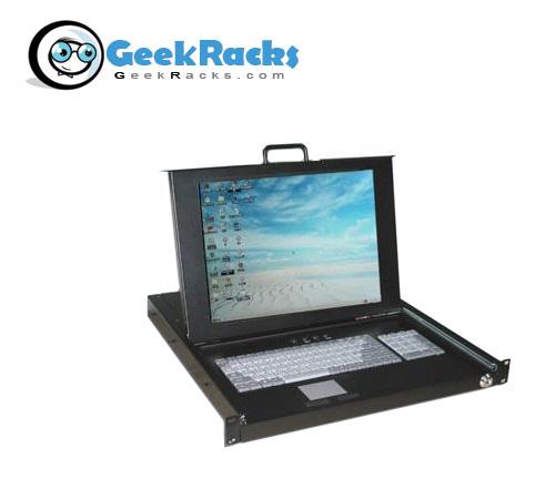 15" 1U Rackmount LCD Console Drawer by Geek Racks (SKVMD)