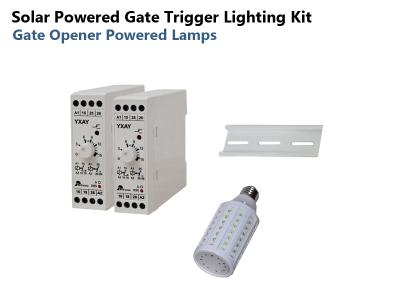 12VDC Solar-Powered Gate LED Lamp Kit - Paired to opener
