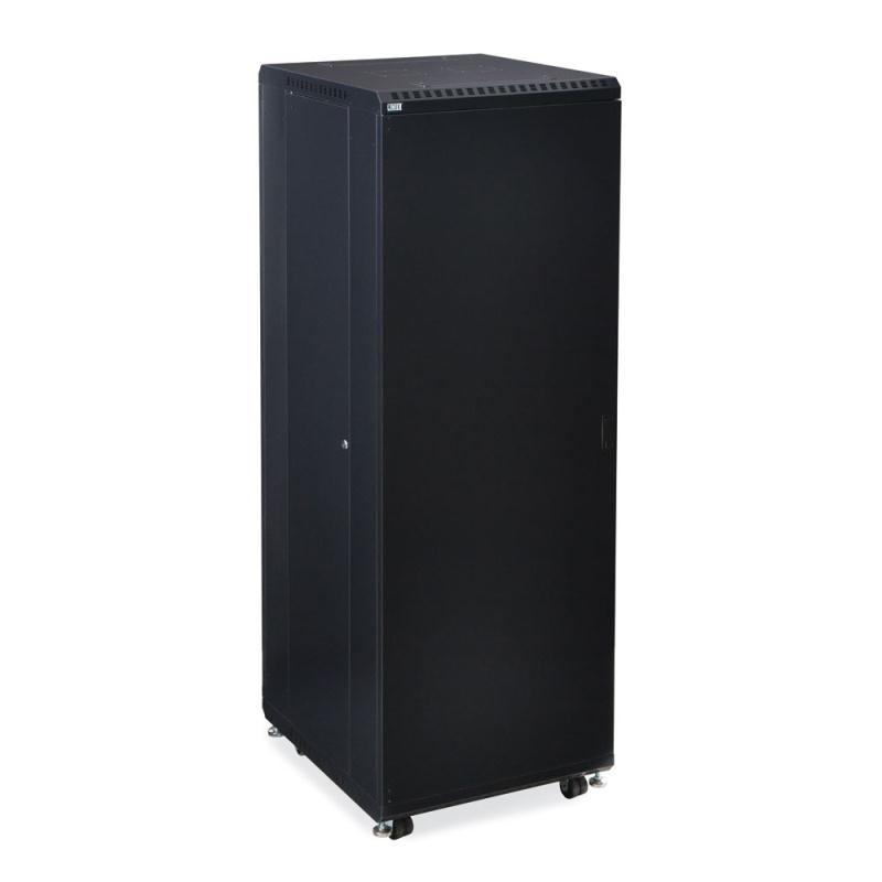 37U LINIER Server Cabinet - Solid/Solid Doors - 24
