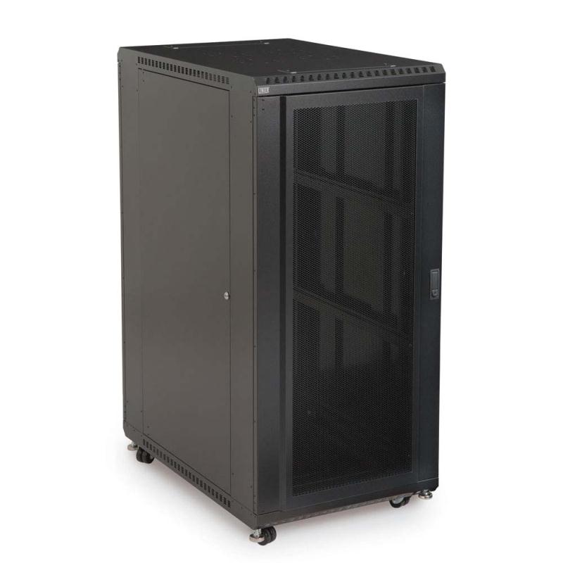 27U LINIER Server Cabinet - Convex/Vented Doors - 36