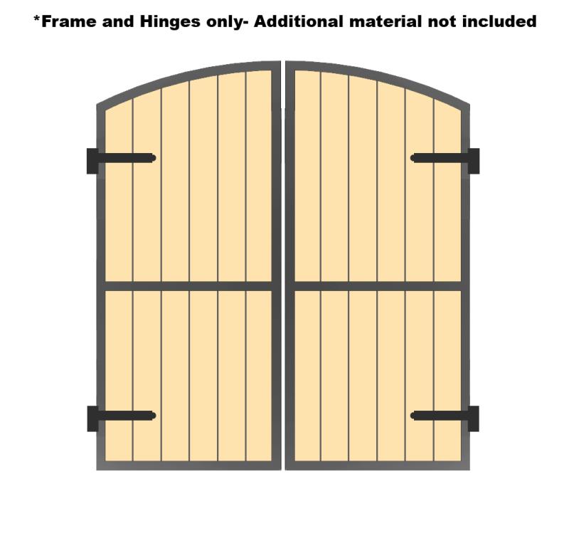 Arched Dual Carriage Door Frame