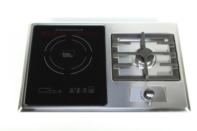 True Induction Single And Gas Burner Combo Induction And Gas Combo