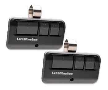 Set of 2 Liftmaster 893MAX Three Button Remotes