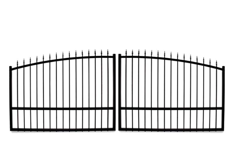 The Estate Swing 14 Foot Long, Dual Driveway Gate Made in USA