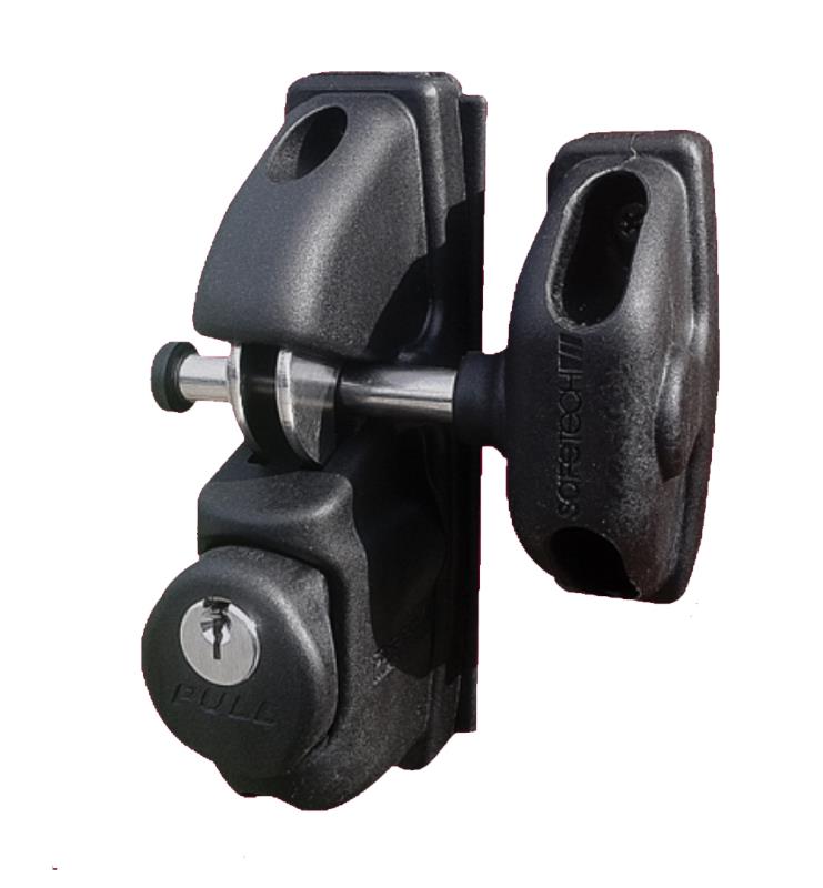 SafeTech ViperLatch Gravity Pedestrian Gate Latch and Lock - Heavy Duty Latch and Hinges