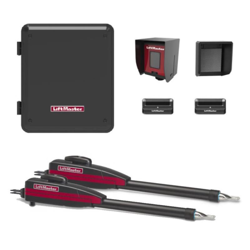 LiftMaster LA400UL-D Dual Swing Gate Opener w/ MyQ Technology - Gate Opener Kit + 2 Free Remotes