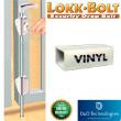 Gate CraftersLock Bolt  Drop Rod for Vinyl (LB124BXWT-KSA)