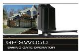 GTO / PRO GP-SW050 Single Swing Automatic Gate Opener
