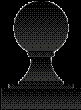 Aluminum Square Newel Post Ball Upgrade (18-119-AL)