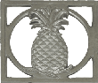 Aluminum Hawaiian Pineapple Rosette (18-9281WOT)