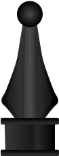 Ornamental Cap Set - Aluminum Spear (43-5-F34)