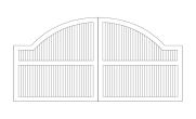 Estate Convex Design Dual Gate