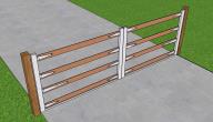 Gate Crafters Custom 4 Rail Dual Farm Gate Frame Kit