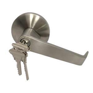 Sentry Safety Lever Handle Lock Set Ball Knob