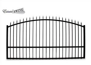 The Estate Swing 14 Foot Long, Aluminum Single Driveway Gate Made in the USA