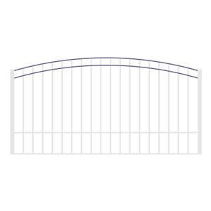 2 Top Bars to Follow Curve Single Gate