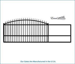The Estate Slide 12 Foot Long, Single Driveway Gate Made in USA