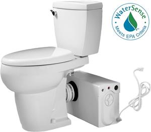 Thetford 42819 Anywhere Upflushing Elongated Toilet Macerating Toilet