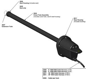 Cover Tube Assembly for 1500/1600/1550ETL/1650ETL-1