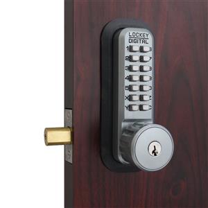 2210 LockeyUSA Dual Combination Mechanical Deadbolt Door Lock with Key Override