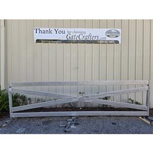 Ready to Ship Single Swing Driveway Gate 13 ft Long Made in USA