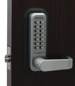 2835 LockeyUSA Mechanical Keyless Combination Passage Lever Lock
