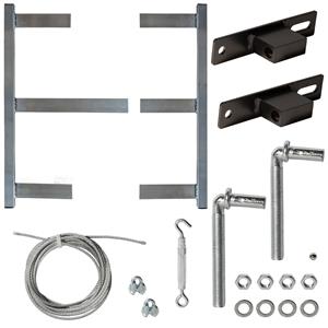 Gate Crafters Custom 3 Rail Single Farm Gate Frame Kit - Over 65 inches