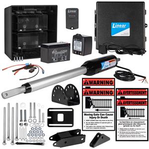 GTO/Linear Pro SW3000XLS Single Swing Gate Opener Kit with Free Extra Remote