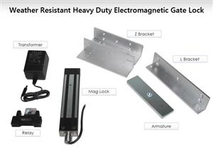 Weather Resistant Heavy Duty Electromagnetic Gate Lock Kit