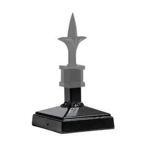 3x3 Spire Cap with Spear 1 (Blk)