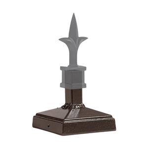3x3 Spire Cap with Spear 1 (Bzn)