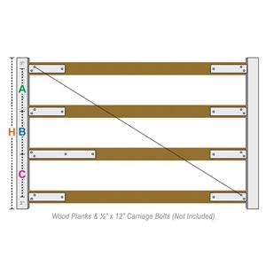 4 Rail Frame Dual Gate Kit