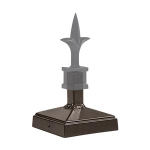 4x4 Spire Cap with Spear 1 (Bzn)