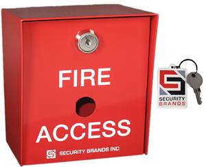 Fire Access Box Red for Safety